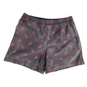 POLO SPORT Ralph Lauren Swim Boardshorts Mens Large Blue Navy Lobster Print